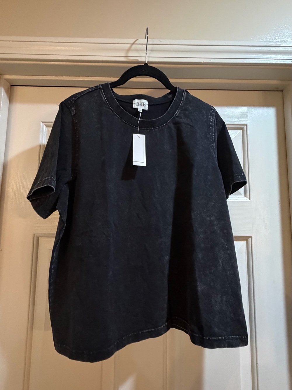 BKE Black Mineral  Washed Crewneck T-Shirt #nwt